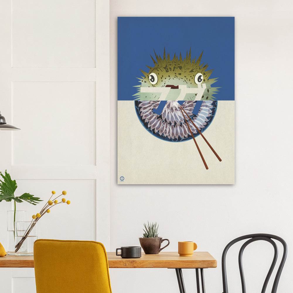 Otsukatsu.com - poster - from nature to plate - fugu - dining room